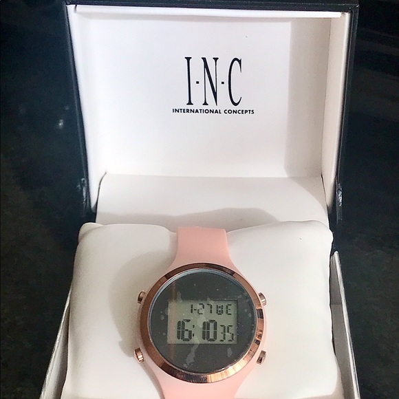 Unisex Digital Sport Chronograph Silicone Strap Watch Set - Picture 3 of 11